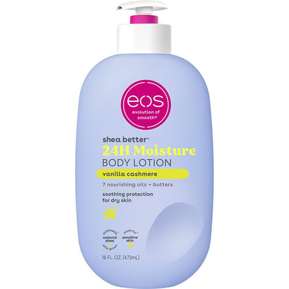 Shea Better Body Lotion- Vanilla Cashmere, 24-Hour Moisture Skin Care, Lightweight & Non-Greasy, Made with Natural Shea, Vegan, 16 Fl Oz